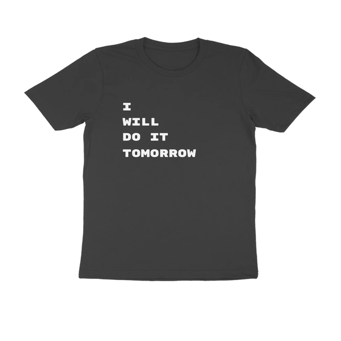 front-620fdbb44f5a6-Black_S_Men_Round.jpg Procastination T-Shirt (Gehraiyaan T-Shirt) - Image 1