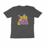 Peace, Love, Music T-Shrit - Image 2