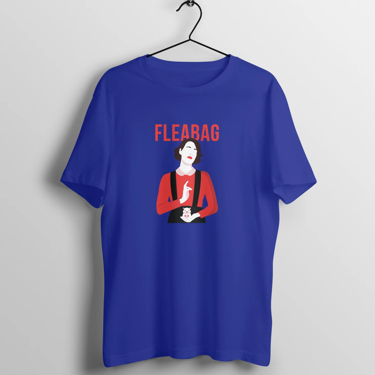 front-621a1c5ebe5fe-Royal_Blue_S_Men_Round.jpg Fleabag T-Shirt - Image 1