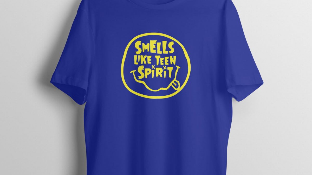 NIRVANA SMELLS LIKE TEEN SPIRIT Tシャツ　XL front-6238b48261186-