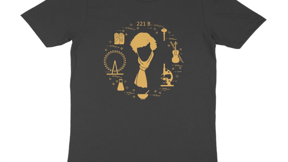 Sherlock Holmes T-Shirt | 221 B Collage - Wittee