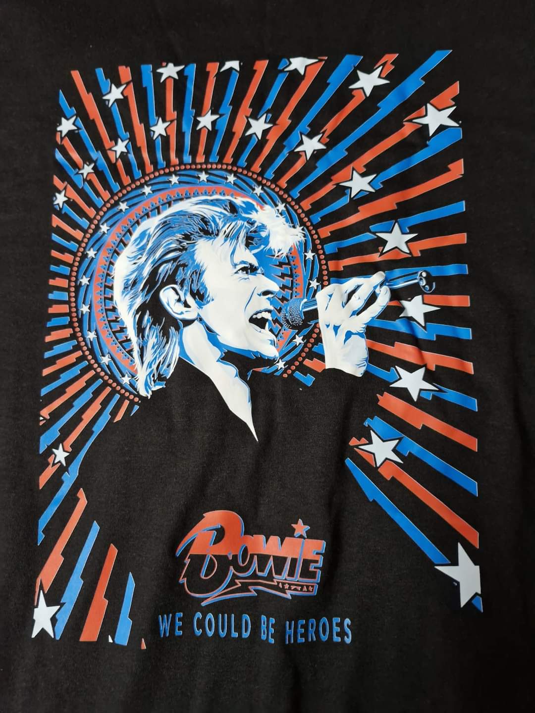 david bowie t shirt | we could be heroes