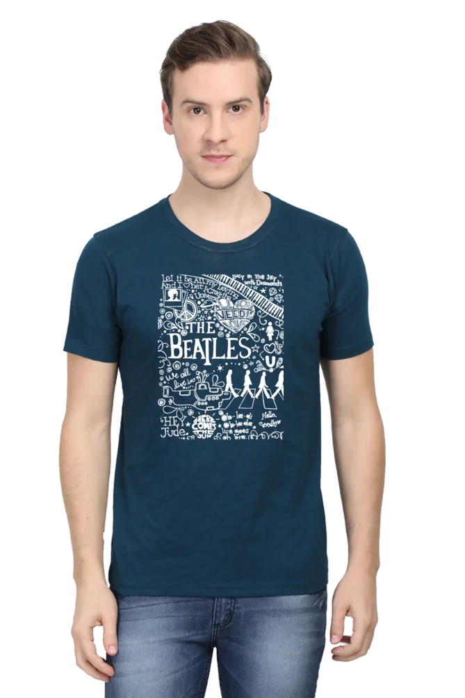 Petrol Blue The Beatles Discography - Wittee exclusive Design | More Colours - Image 1