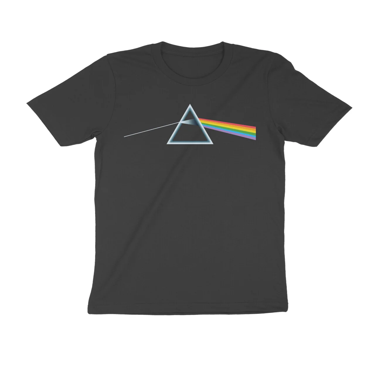 front-6320ebec29692-Black_S_Men_Round.jpg Pink Floyd T Shirt | Minimalistic - Image 1