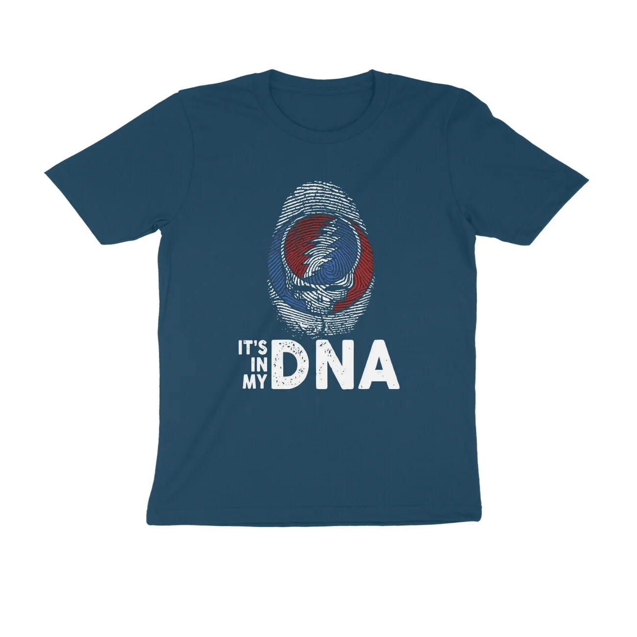 front-6370dd926301f-Navy_Blue_S_Men_Round.jpg Grateful Dead T-Shirt | It's in my DNA - Image 1