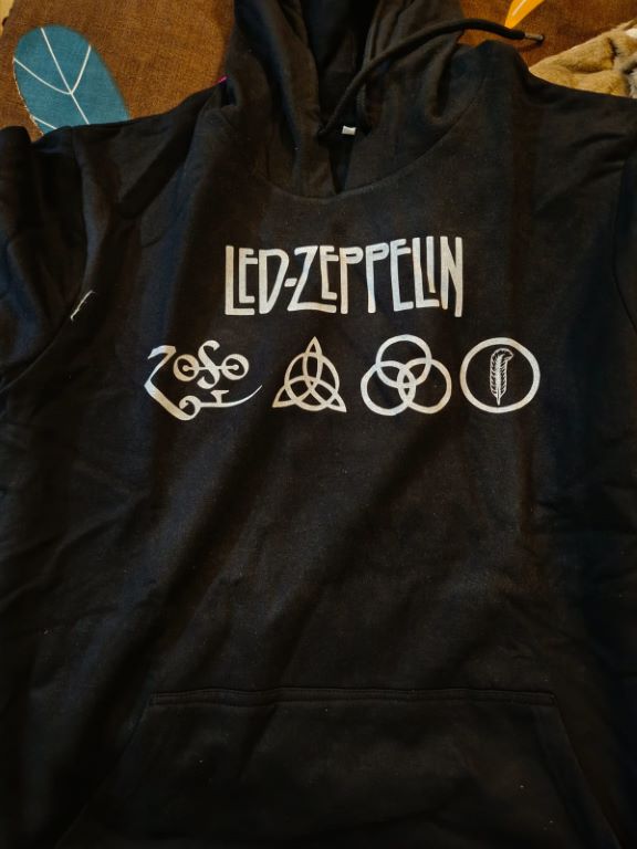 Click to view full screen led zeppelin sweatshirt | symbols of zeppelin