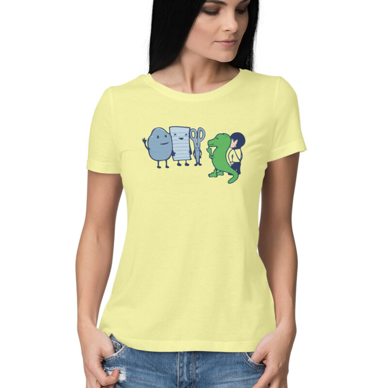 the big bang theory womens' t shirt | stone paper scissor lizard spock