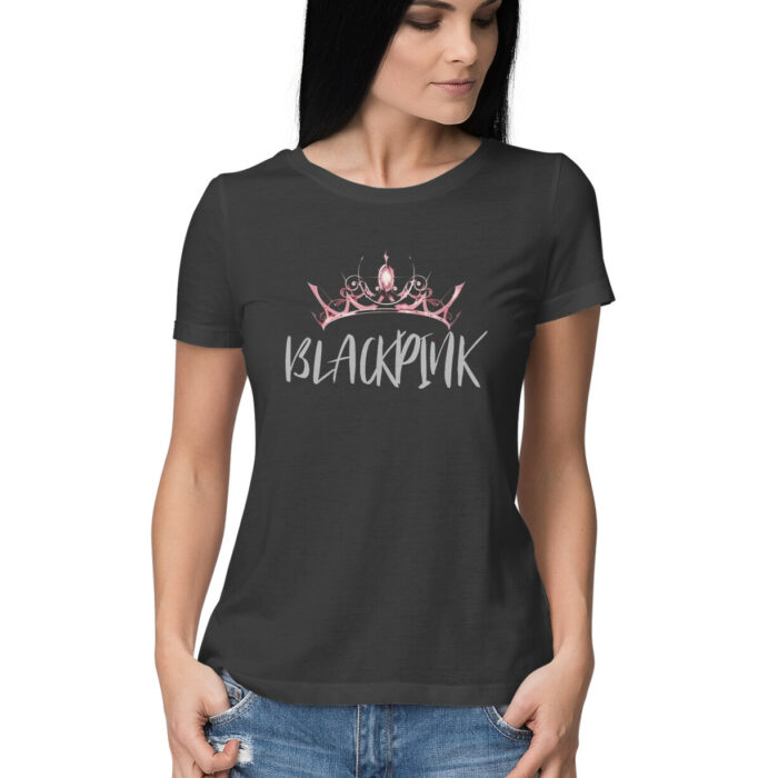 blackpink t shirt (women) | crown