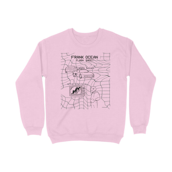 frank ocean sweatshirt | white ferrari