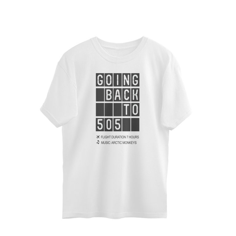 arctic monkeys oversized t shirt | going back to 505