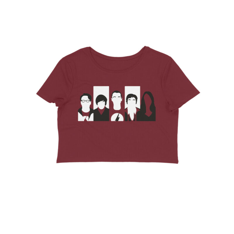 the big bang theory crop top | faces