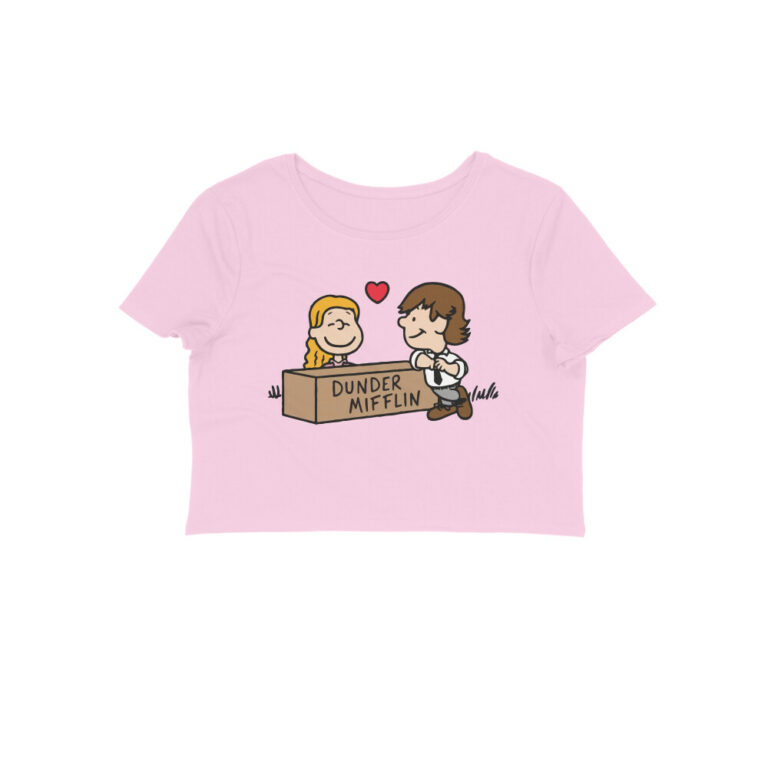 the office crop top | jim <3 pam