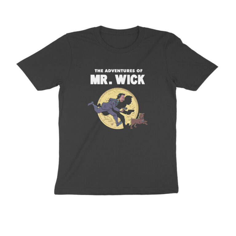tintin x john wick t shirt