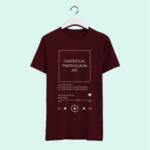 spotify template t shirt with lyrics