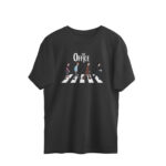 the office oversized t shirt x the beatles