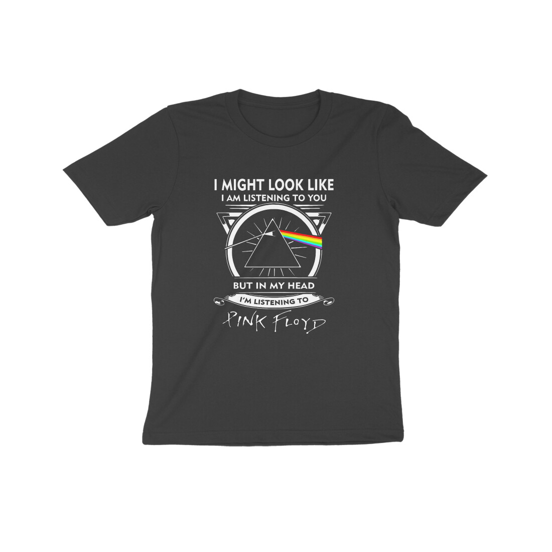 T-shirt Officiel Pink Floyd 'Cycle Parts' - Coton Unisexe Noir