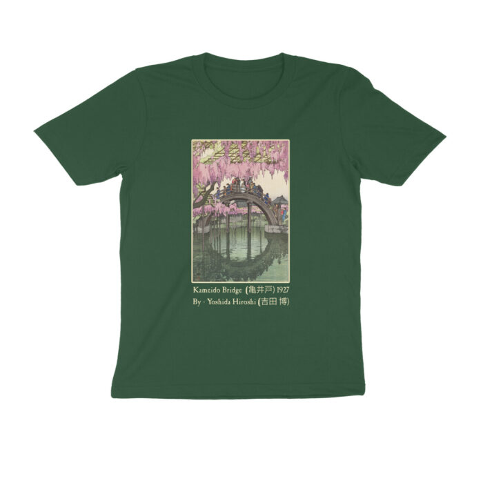 japanese art t shirt | kameido bridge