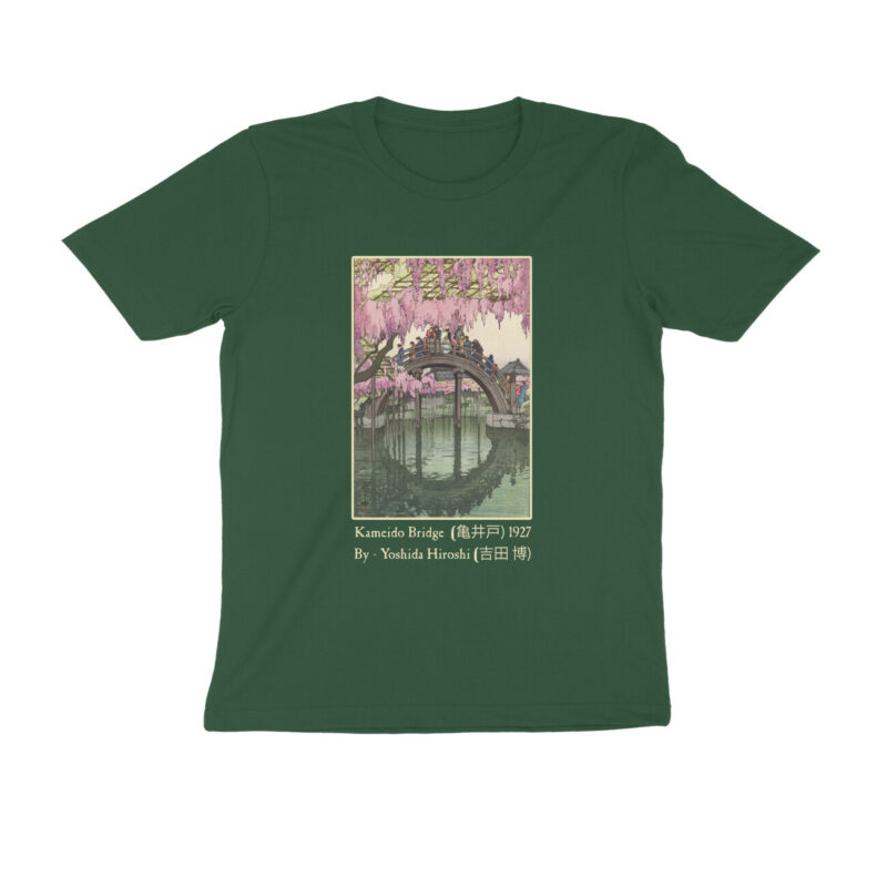 japanese art t shirt | kameido bridge
