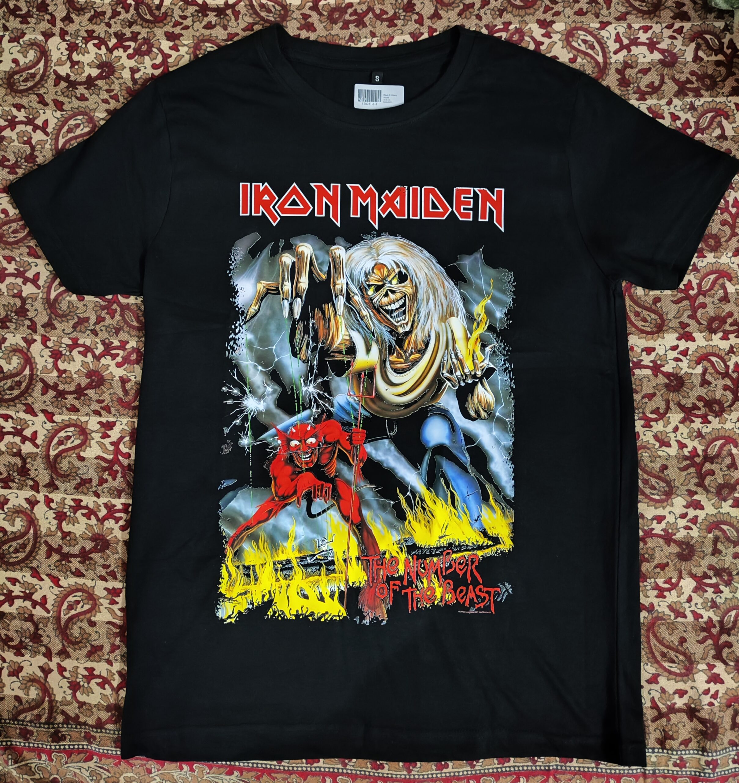 iron maiden t shirt | number of the beast