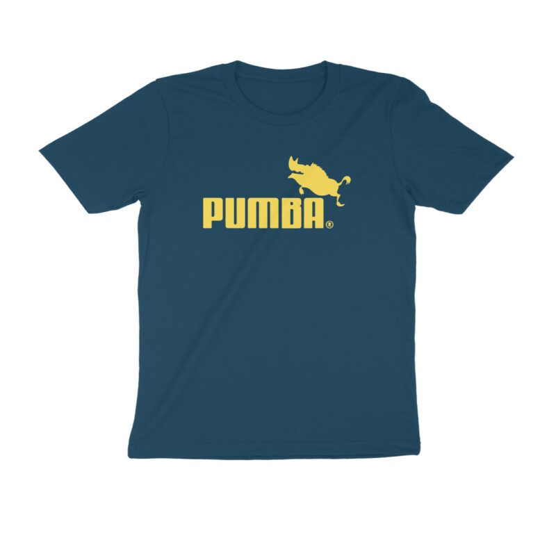 Size 3XL Navy Blue Twisted Branded Funny T-Shirt | Pumba