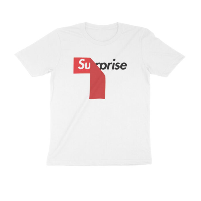 twisted branded t shirt | surprise