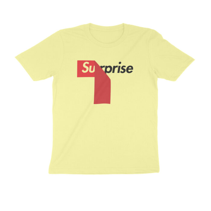 twisted branded t shirt | surprise