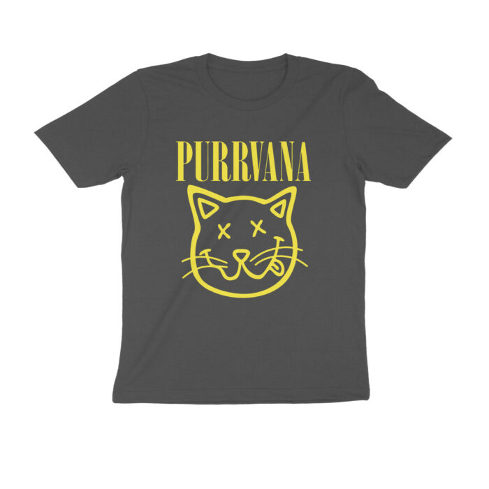 nirvana funny cat t shirt | nirvana purrvana