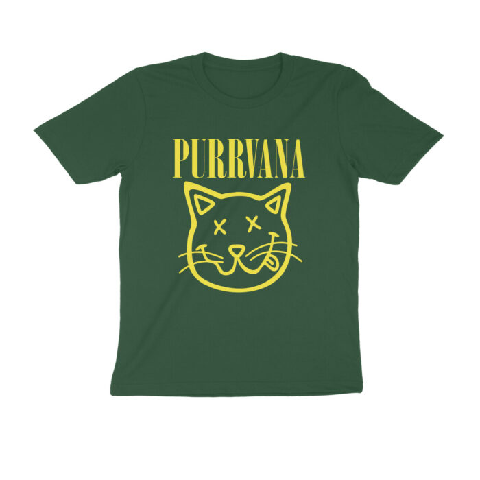 nirvana funny cat t shirt | nirvana purrvana