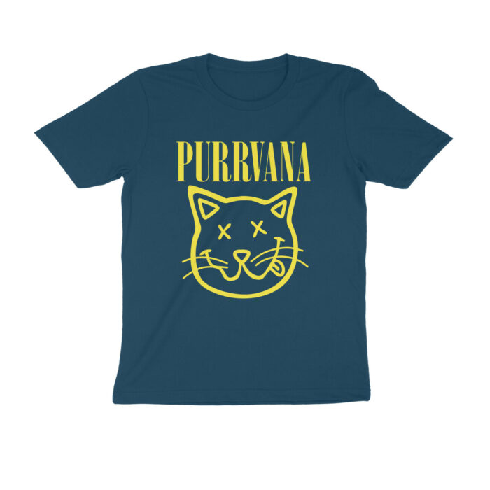 nirvana funny cat t shirt | nirvana purrvana