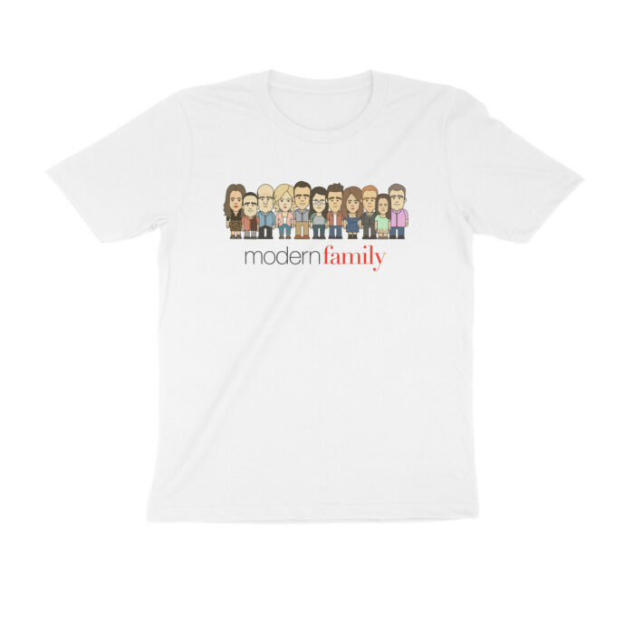 modern family t shirt | characters in line