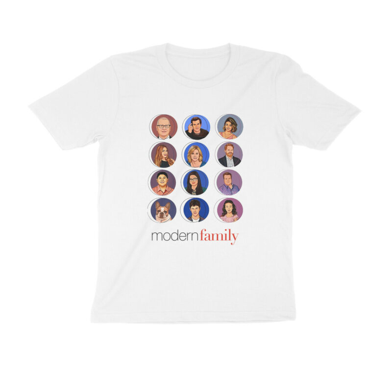 modern family t shirt | characters badges