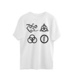led zeppelin oversized t shirt (both sides)