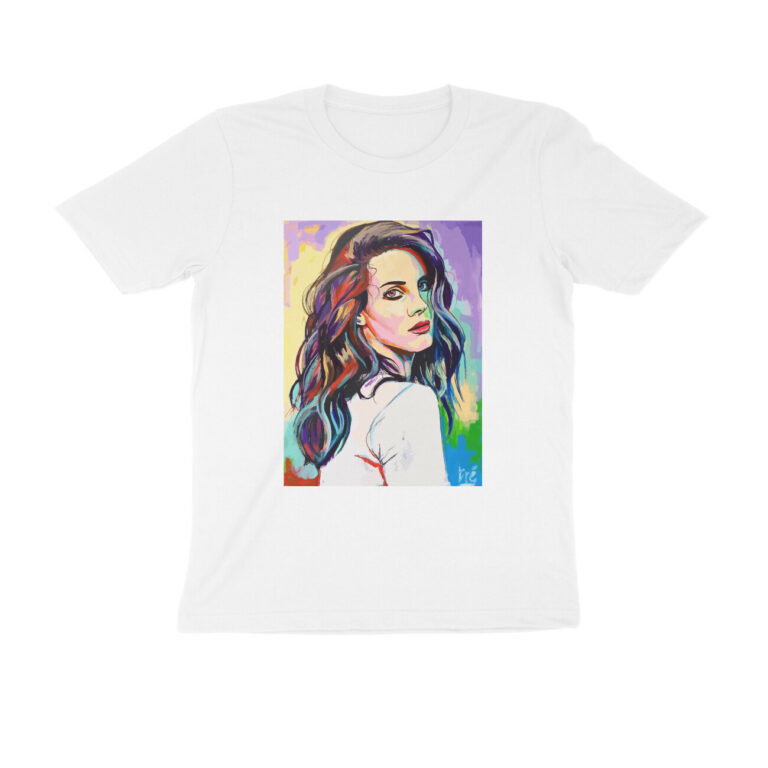 lana del rey t shirt | colourful portrait
