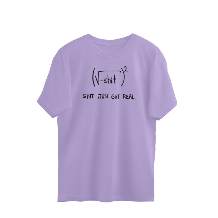 funny oversized t shirt | maths joke