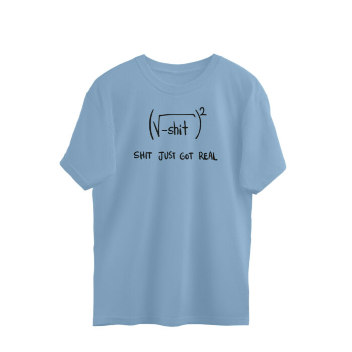 funny oversized t shirt | maths joke