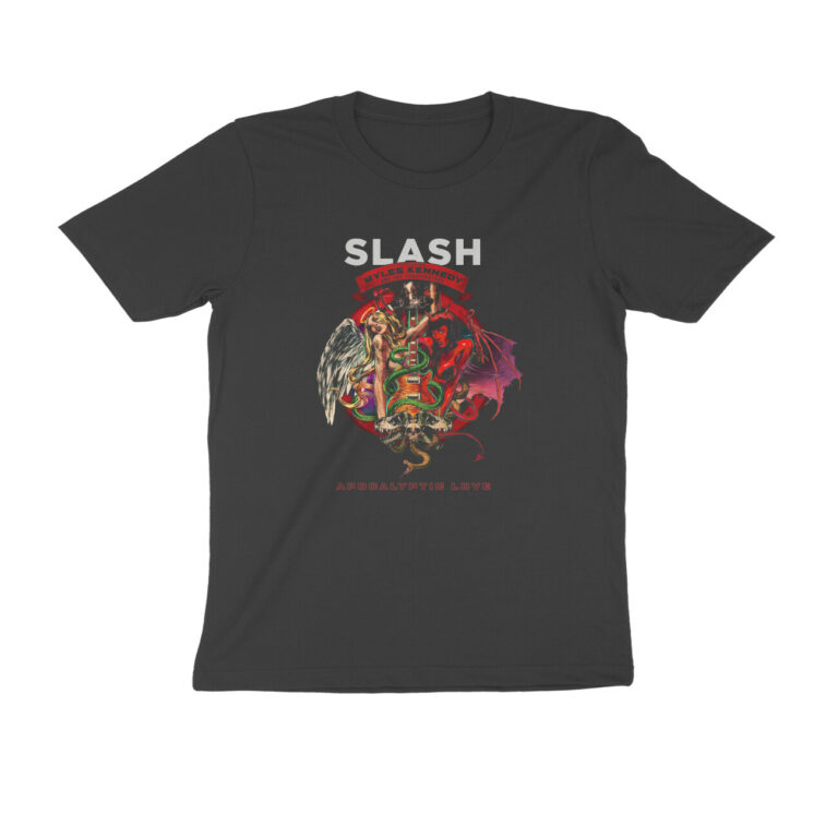 slash t shirt | back side autograph print
