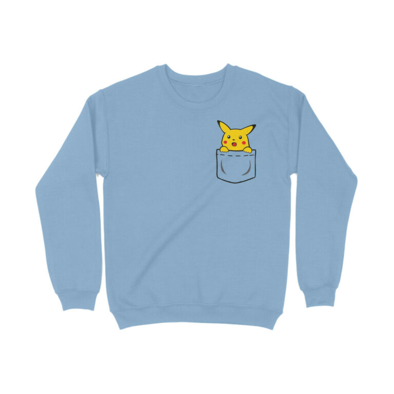 cute pokemon sweatshirt | pocket pikachu