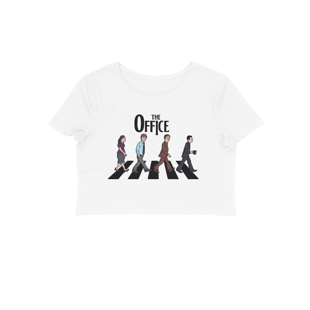 front-64d2ce741b2b2-White_S_Women_Crop_Top.jpg the office crop top | abbey road walk