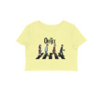 the office crop top | abbey road walk