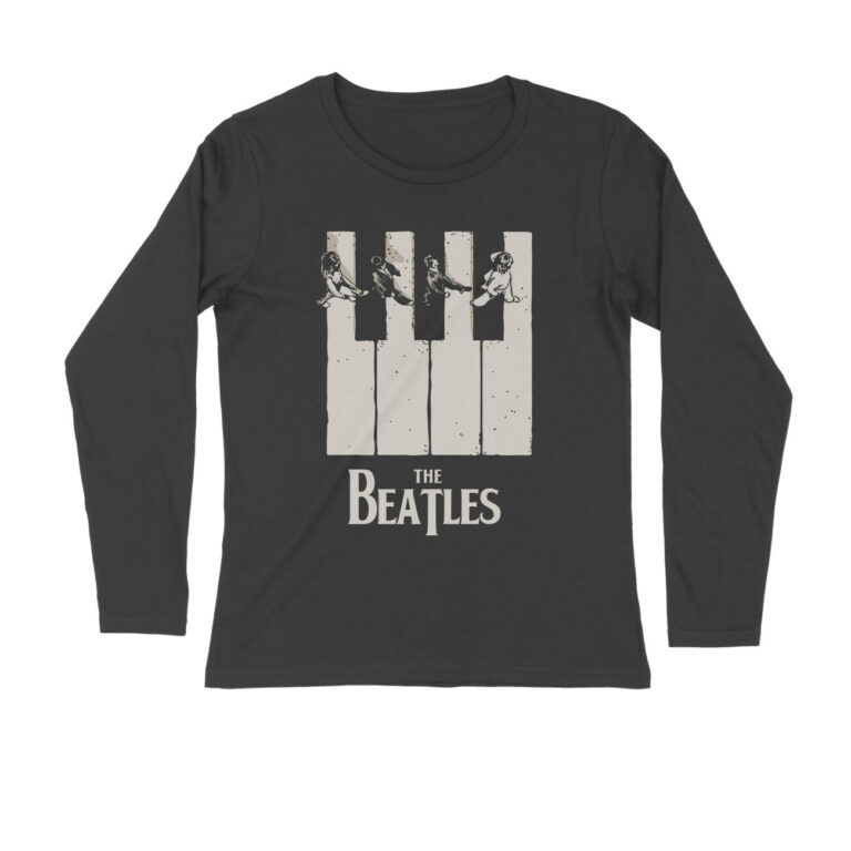 the beatles full sleeve t shirt | piano walk