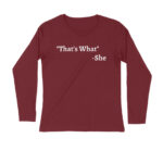 thats what she said full sleeves t shirt | the office