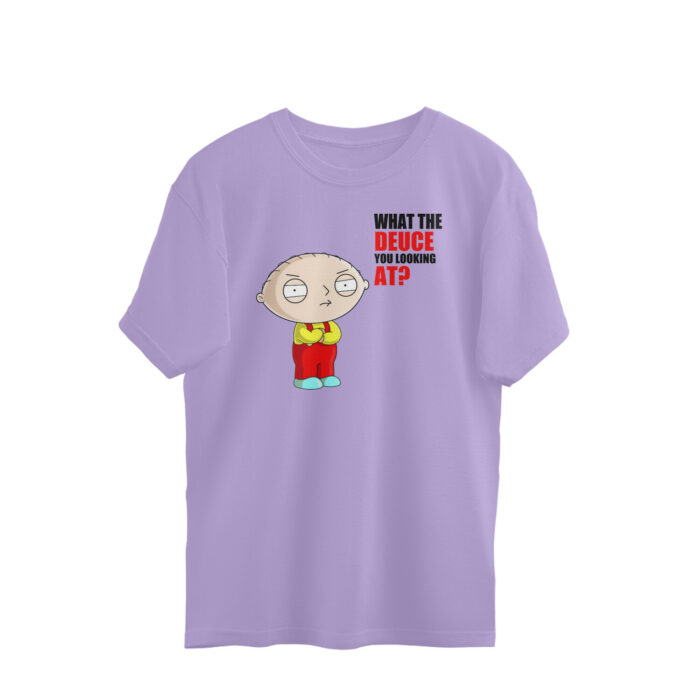 family guy oversized funny t shirt | what the deuce