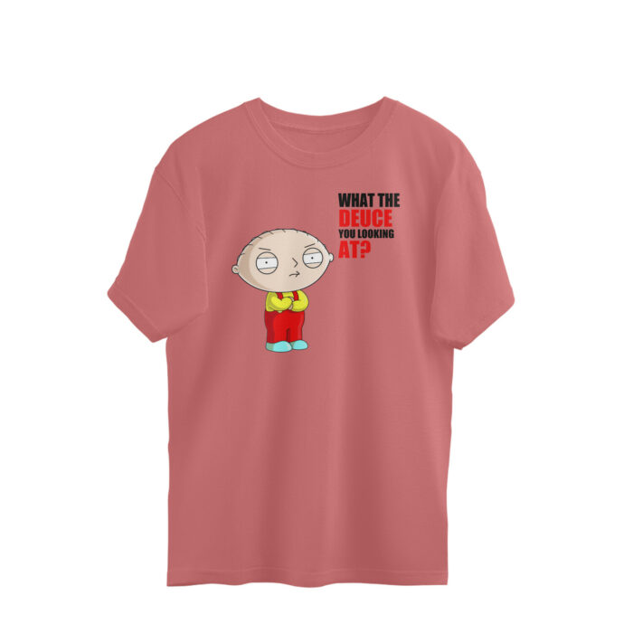 family guy oversized funny t shirt | what the deuce