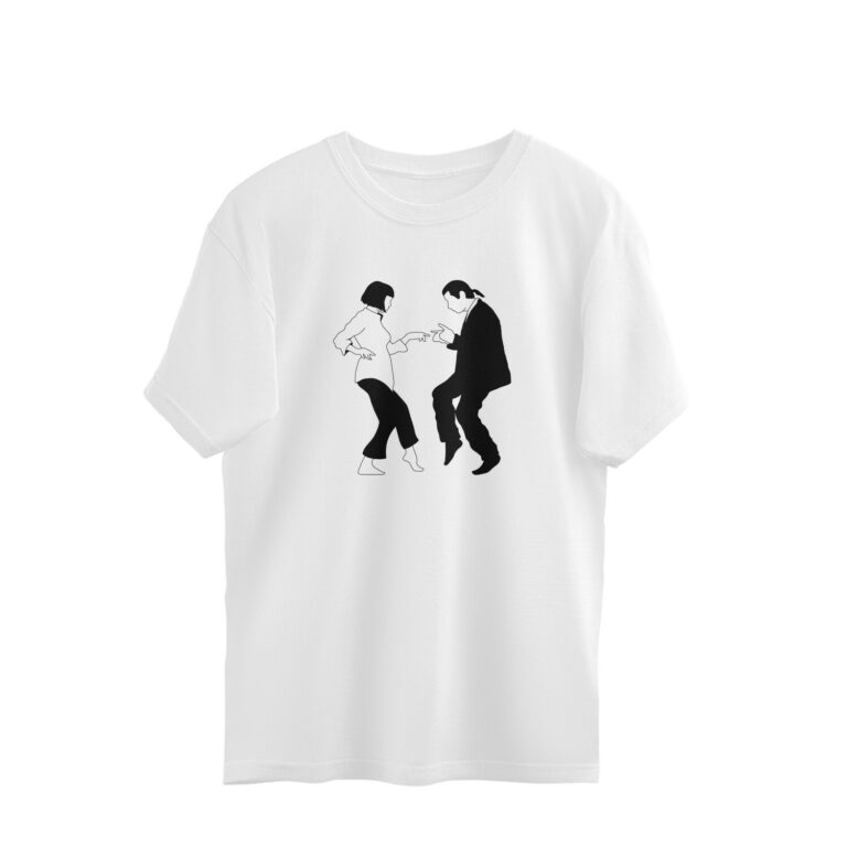 pulp fiction t shirt | mia and vincent dance scene