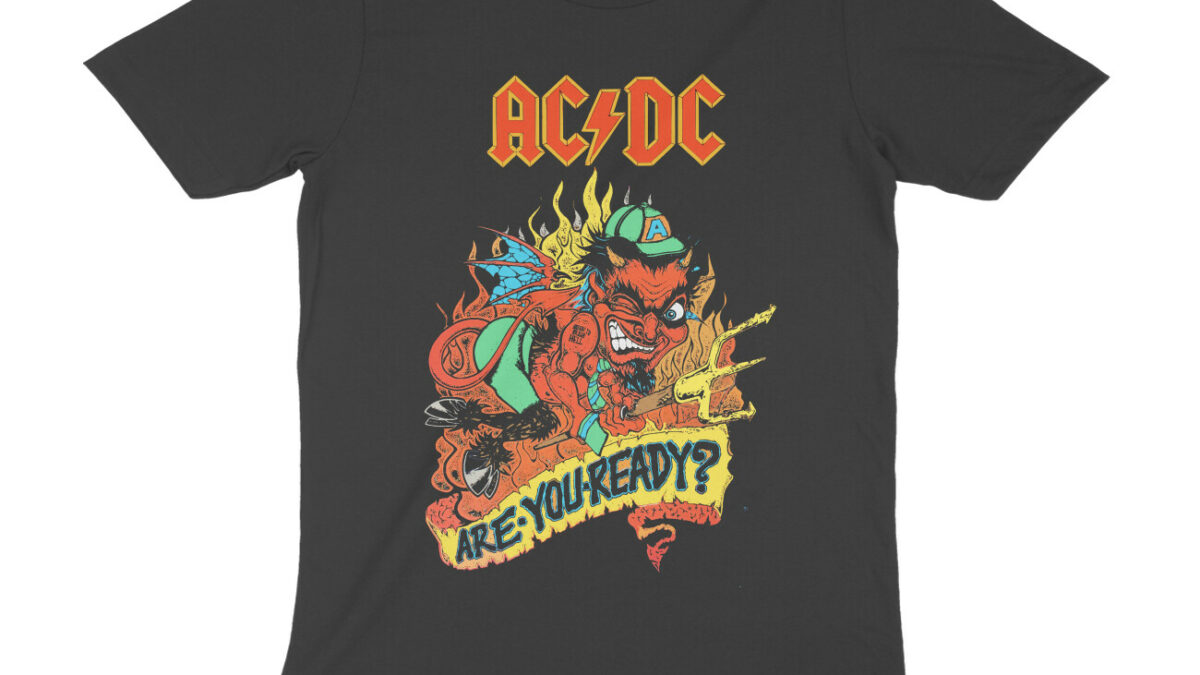 AC DC Vintage T-Shirt | Are you Ready? - Wittee