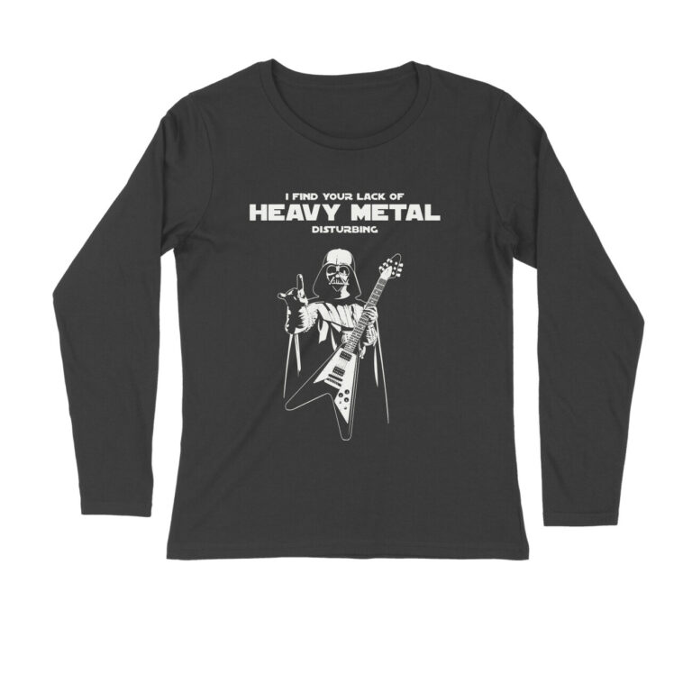 heavy metal vader full sleeves t shirt