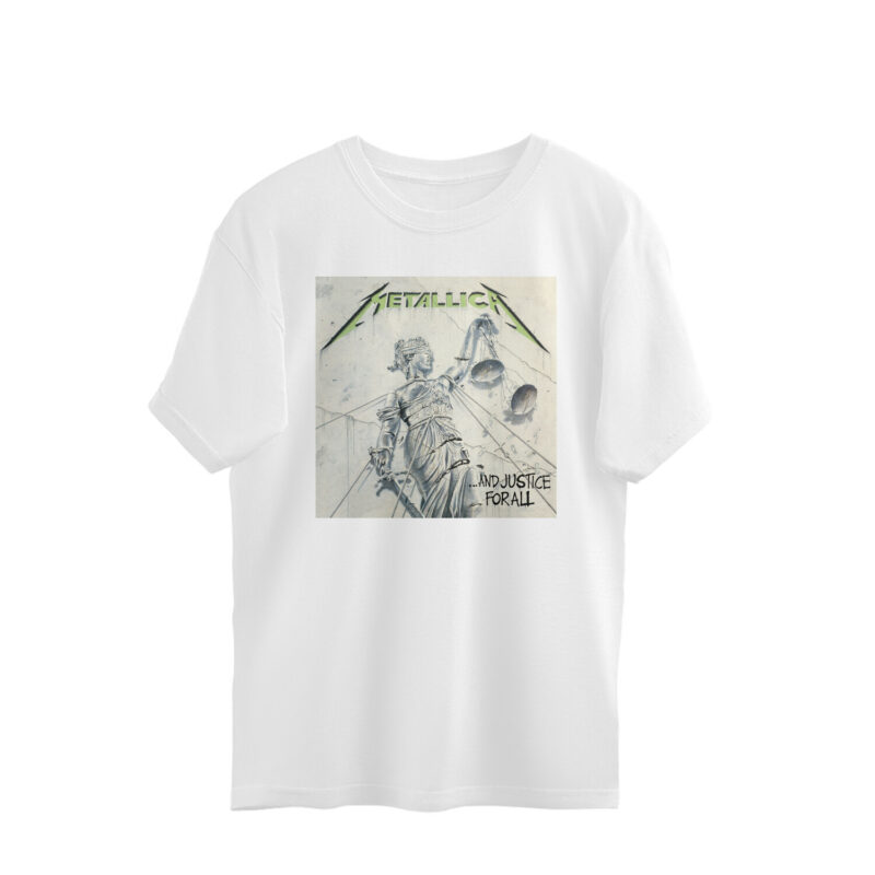 metallica oversized t shirt | justice for all