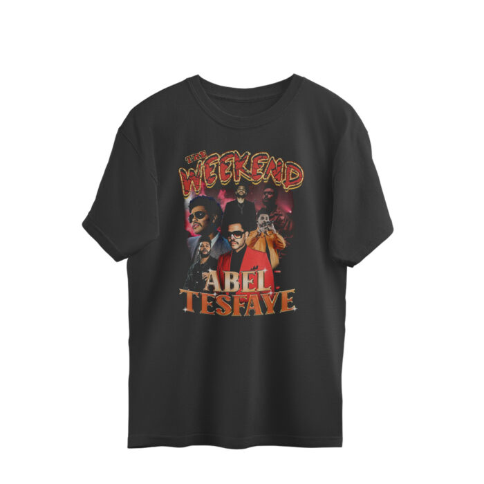 the weeknd oversized t shirt | abel tesfaye