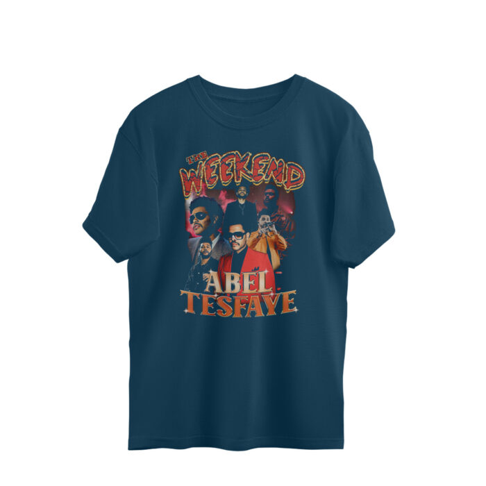 the weeknd oversized t shirt | abel tesfaye
