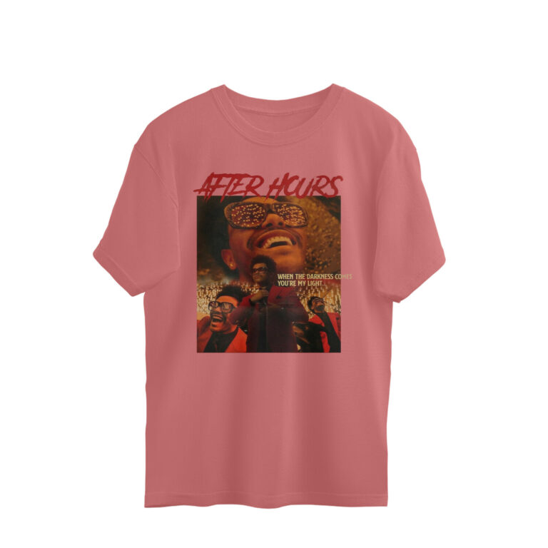 the weeknd oversized t shirt | after hours